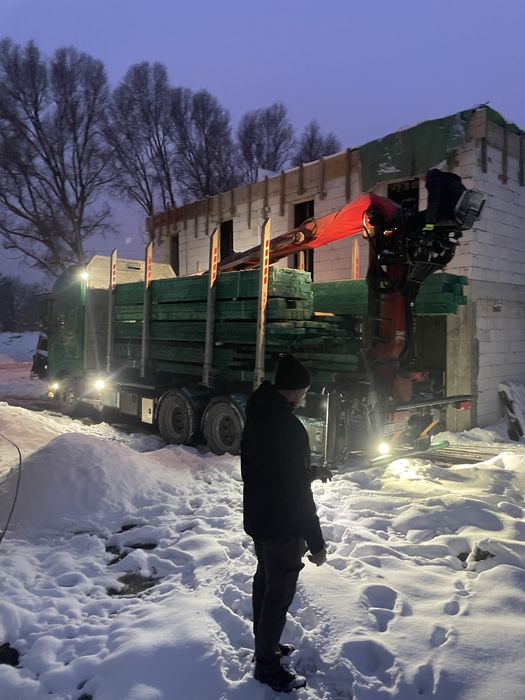 Więźba dachowa , Tarcica budowlana.