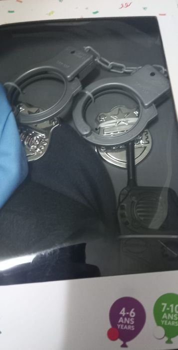 Fantasia de policia (4-6 anos) Novo