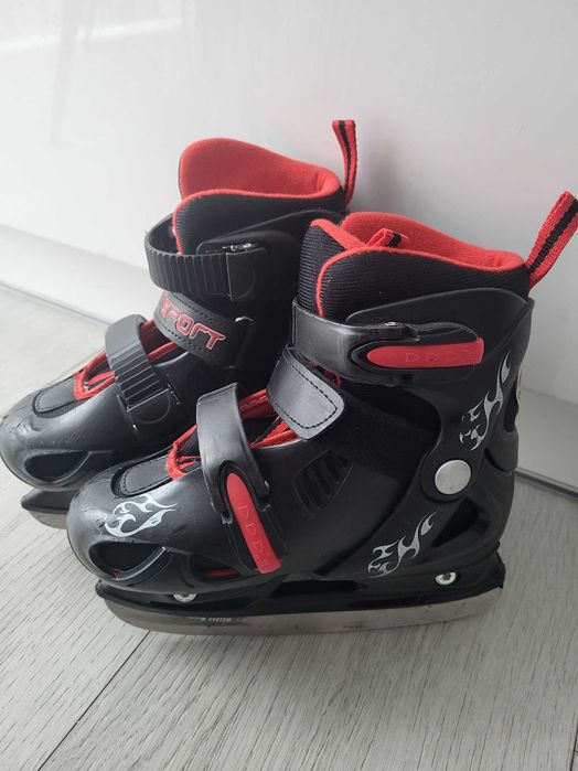 Łyżwy hokejowe dziecięce regulowane rozm. 30-33