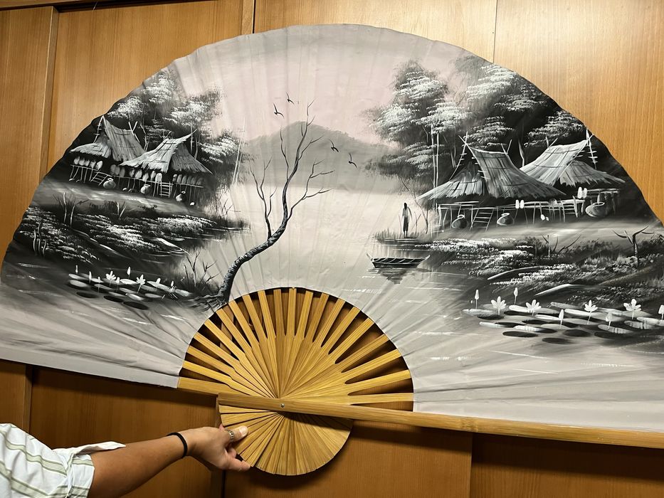 Leque decorativo oriental
