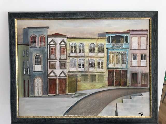 Quadros a óleo com moldura