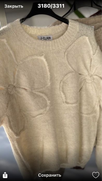 Продам новый свитерок J-CLAIR с итальчнской фабрики. р. S-M