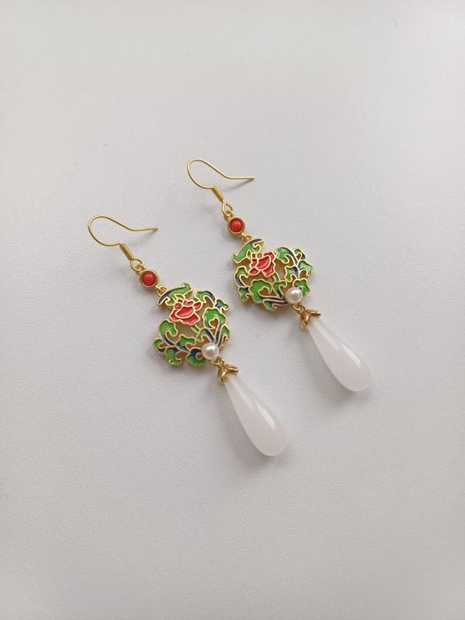 Brincos de imitação de estilo clássico chinês