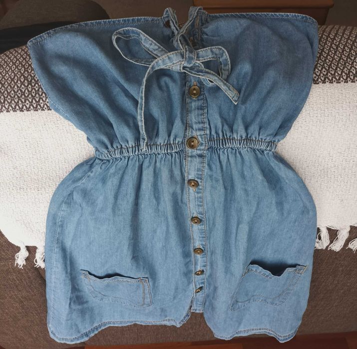 Vestido ganga fina