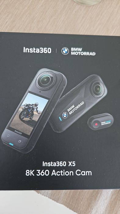 Câmara insta360 x5 BMW