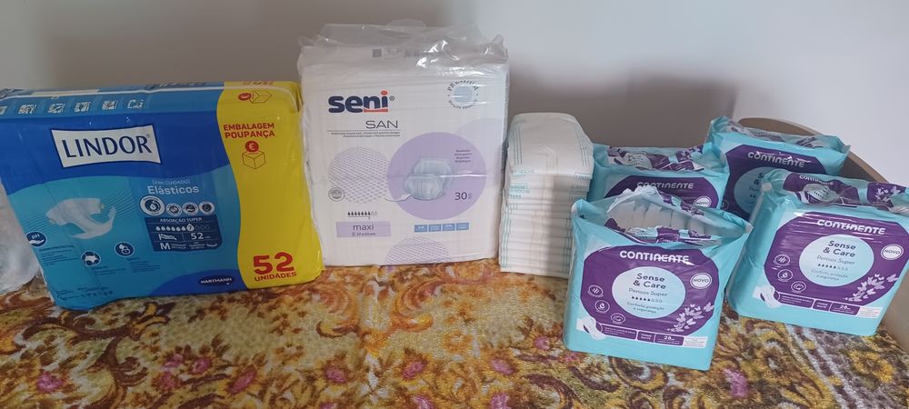 Pensos e fraldas Adulto