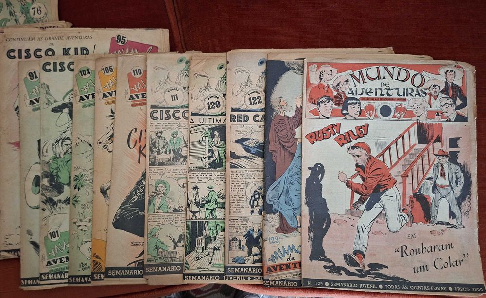 Mundo de Aventuras - 1ª fase anos 40 e 50 - Aguiar & Dias Limitada - inclui nº3