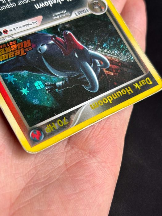 Karta Pokemon - Dark Houndoom (TRR 5) - Reverse Holo Stamp