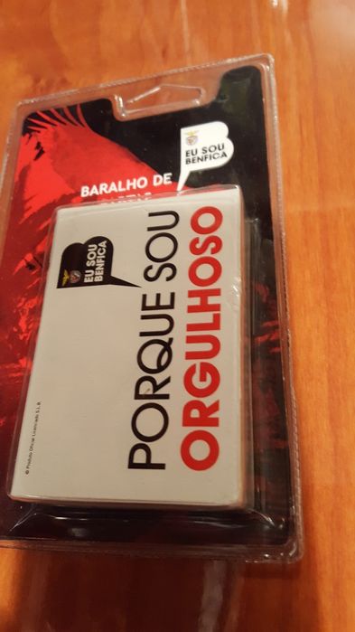 Baralho Cartas SLBenfica NOVO embalagem selada