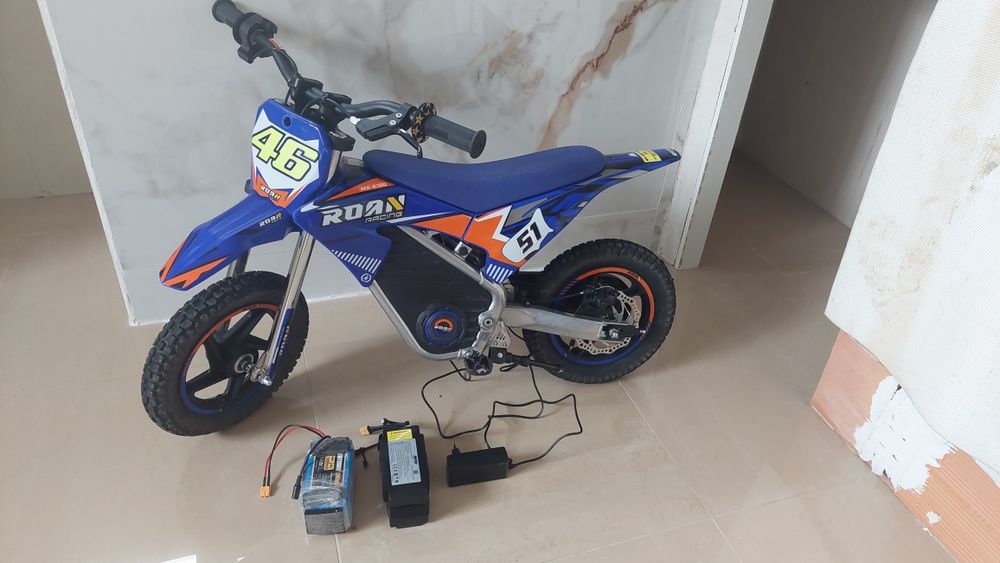 Mini Mota de Cross 3/4 Anos elétrica
