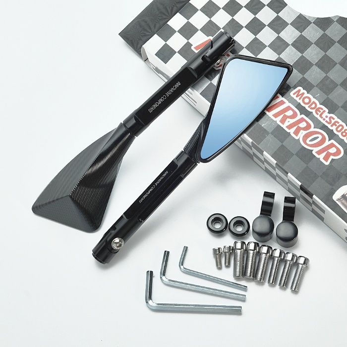 Espelhos Retrovisores Aluminio Universais Mota (Novos)