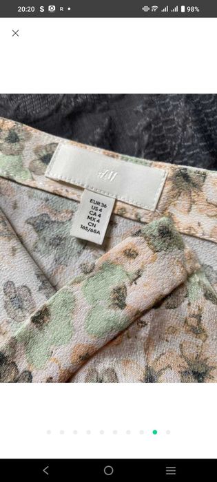 Юбка міді спідниця H&M