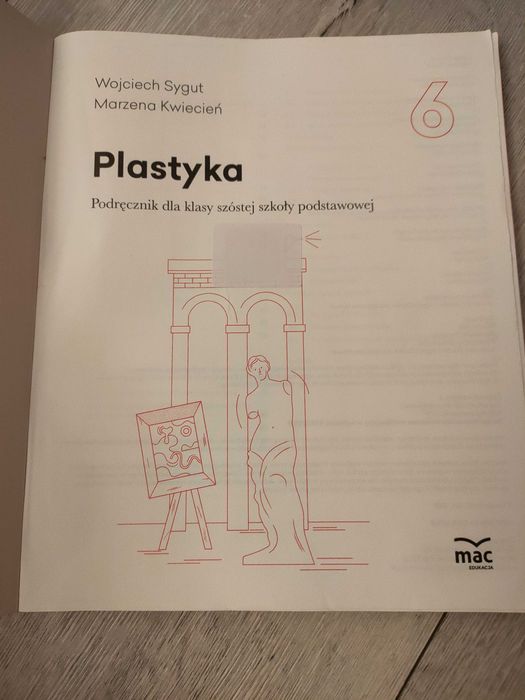 Podręcznik i zeszyt cwiczen klasa 6 Plastyka