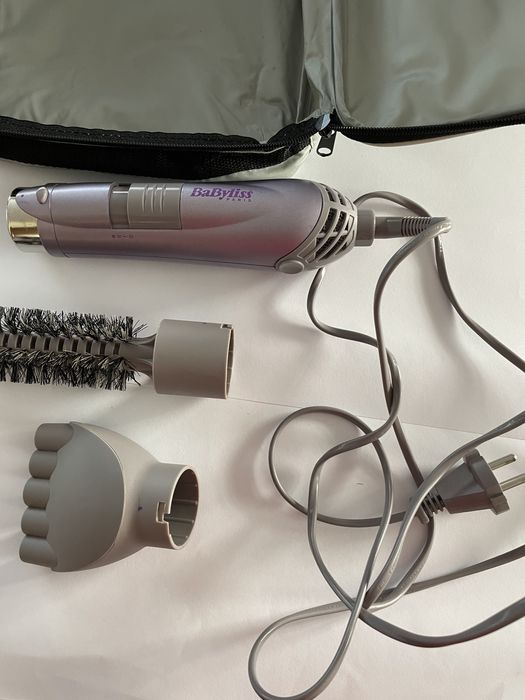 Escova de alisamento e secadora para cabelo