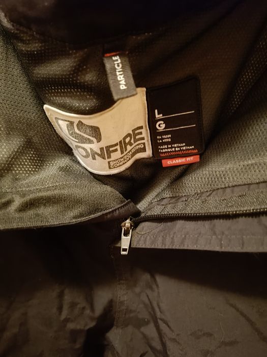 Czarne spodnie snowboardowe