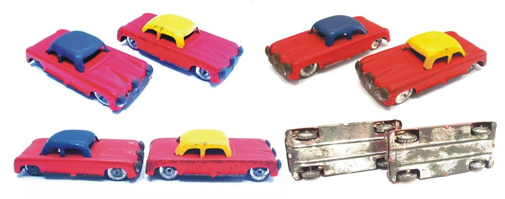 AML - 2 x Carro em chapa TAUNUS - antigos