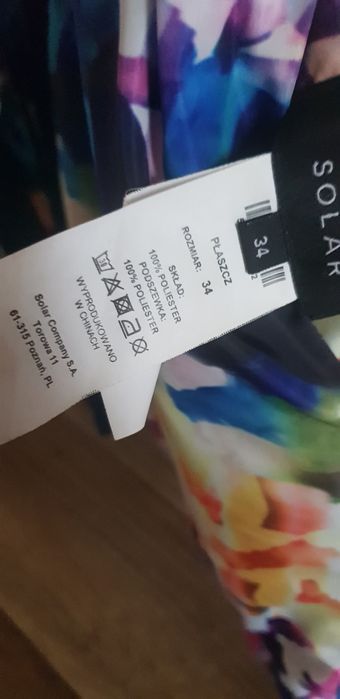 Płaszcz przeciwdeszczowy dwustronny SOLAR