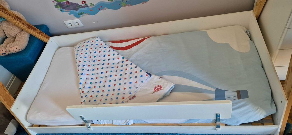 Cama Tipi Montessori + Estrado e Colchão + Proteção contra quedas