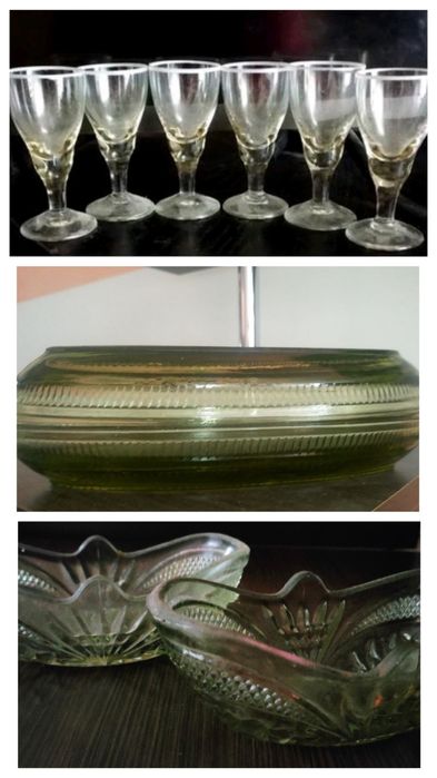 Посуда СССР разная. Хрусталь