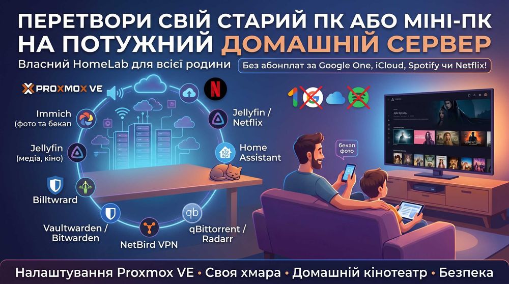 Налаштування Proxmox VE