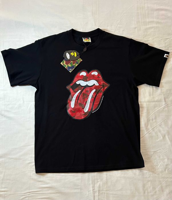 Футболка Bape x  The Rolling Stones