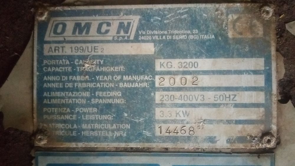 Elevador colunas P oficina