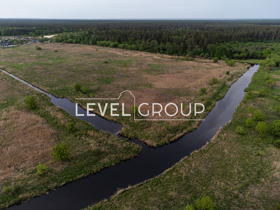 Продаж ділянки 10 га біля води та лісу | Нові Безрадичі | Поруч Лісники, Ходосівка, Підгірці | 20 км від Києва