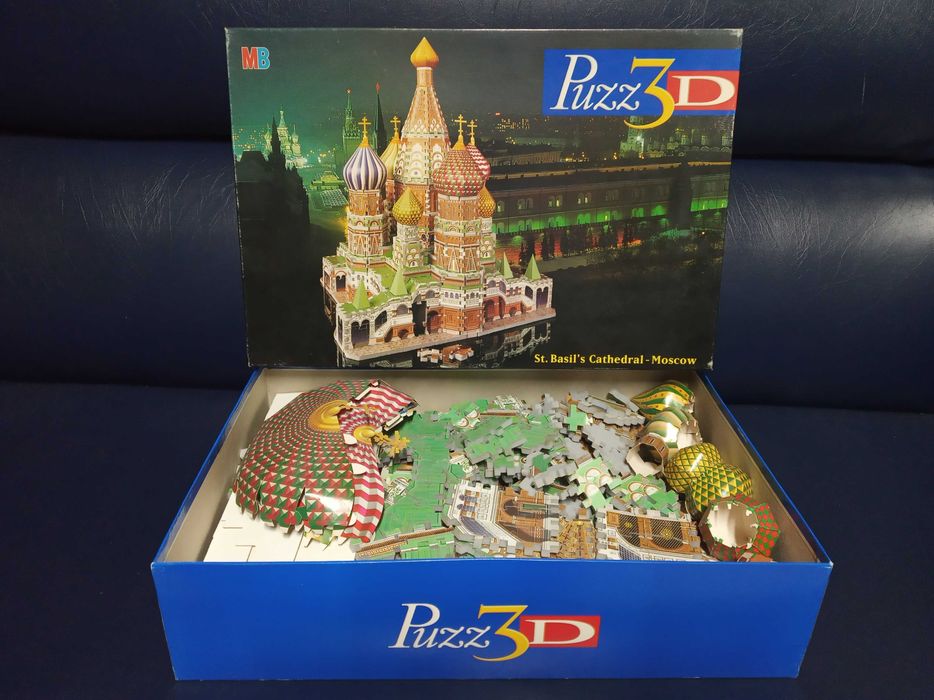 MB Puzz3D Catedral São Basílio Moscovo 708 Peças | Coleção Anos 2000