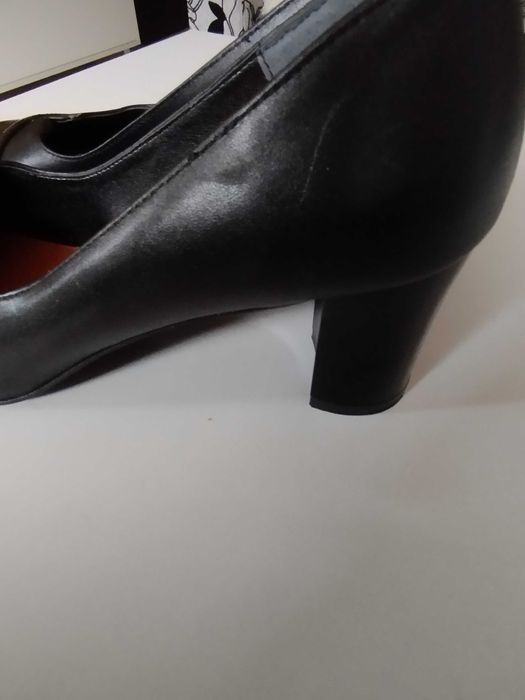 półbuty damskie Da&Ma, skóra