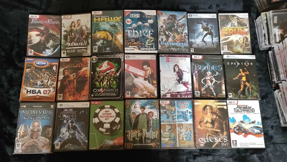 Продам коллекцию игровых дисков для ПК (CD/DVD)
