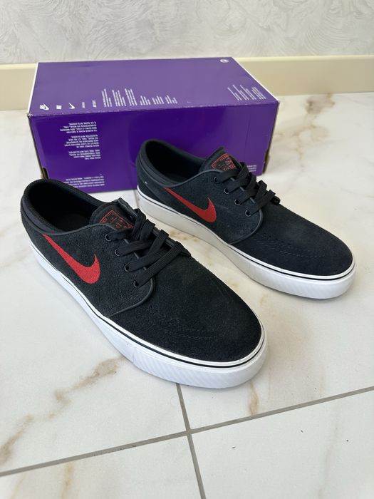 ОНИГІНАЛ Nike Stefan Janoski SB GS 'Black University Red' 525104-028