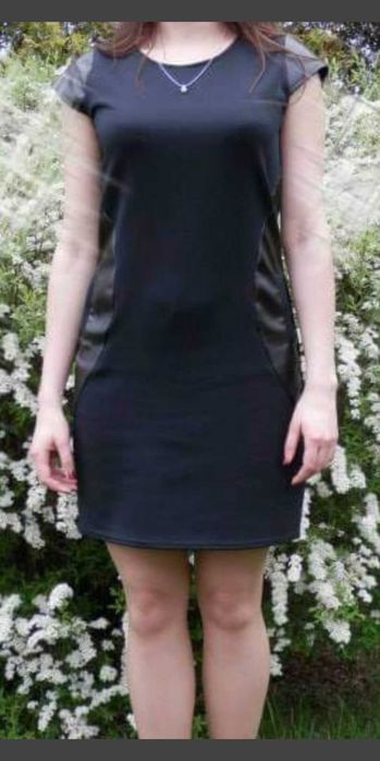 Sukienka elegancka, mała czarna r.38