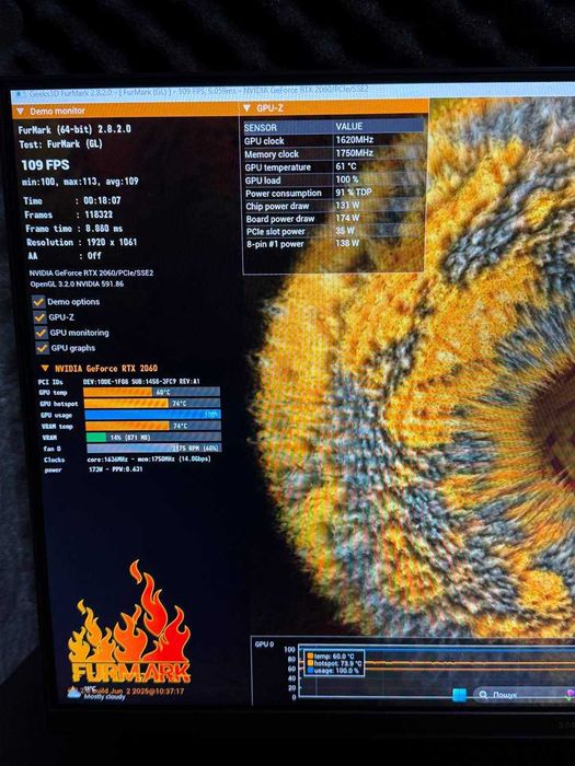 Відеокарта Gigabyte GeForce RTX 2060 6GB GDDR6