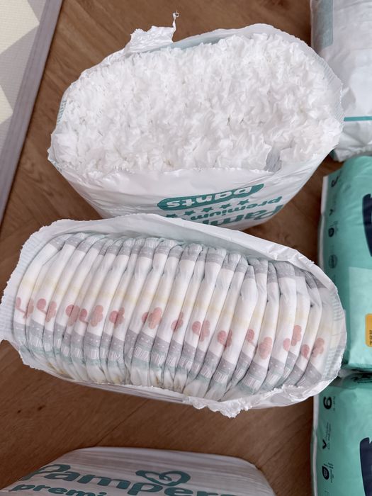 Pampers premium care 6 pants 6 active baby pants 7