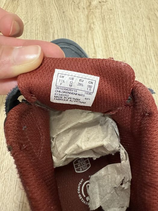 Дитячі напівчеревики Clarks Rex Park K