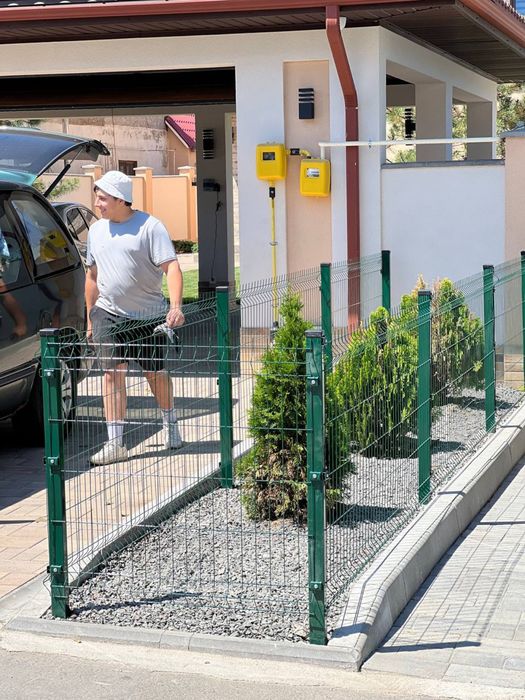 Секционный 3д забор, сетка 3д, ограждение участка, сварная сетка