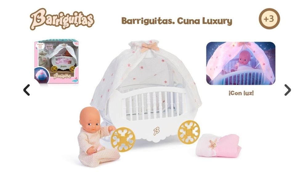 Berço de luxo Barriguitas com luz(Artigo único)