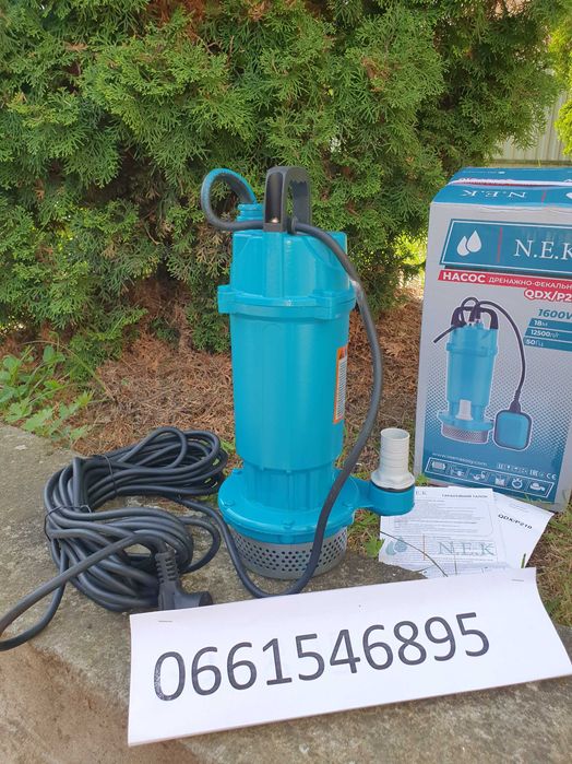 Фекальный Дренажный Насос 1,5 kW Польский (ТІЛЬКИ ДОСТАВКА ПОШТОЮ)