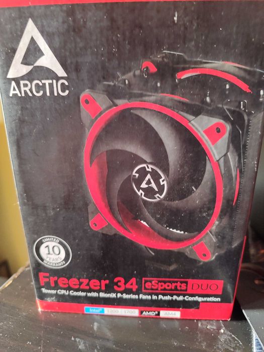 Cooler CPU Arctic Freezer 34 eSports DUO Vermelho64585266445699120