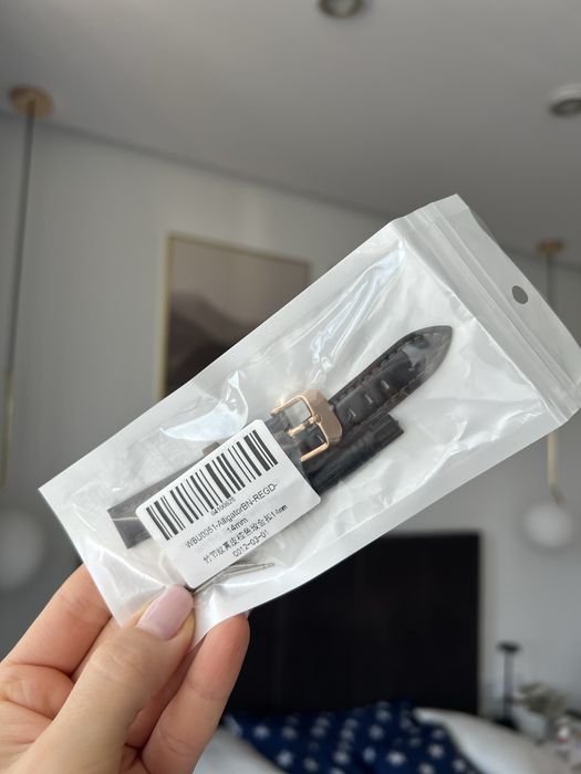 Pasek do zegarka damski brązowy nowy 14 mm