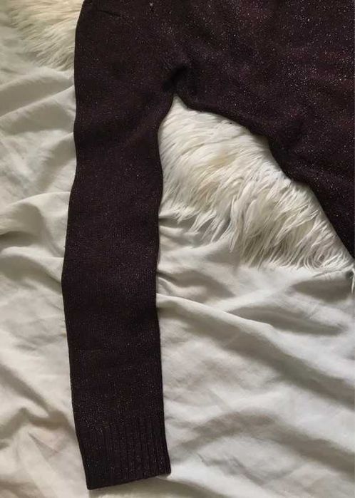Camisola de malha com brilhantes 80% Lã - 10% Caxemira - 10% Elastano