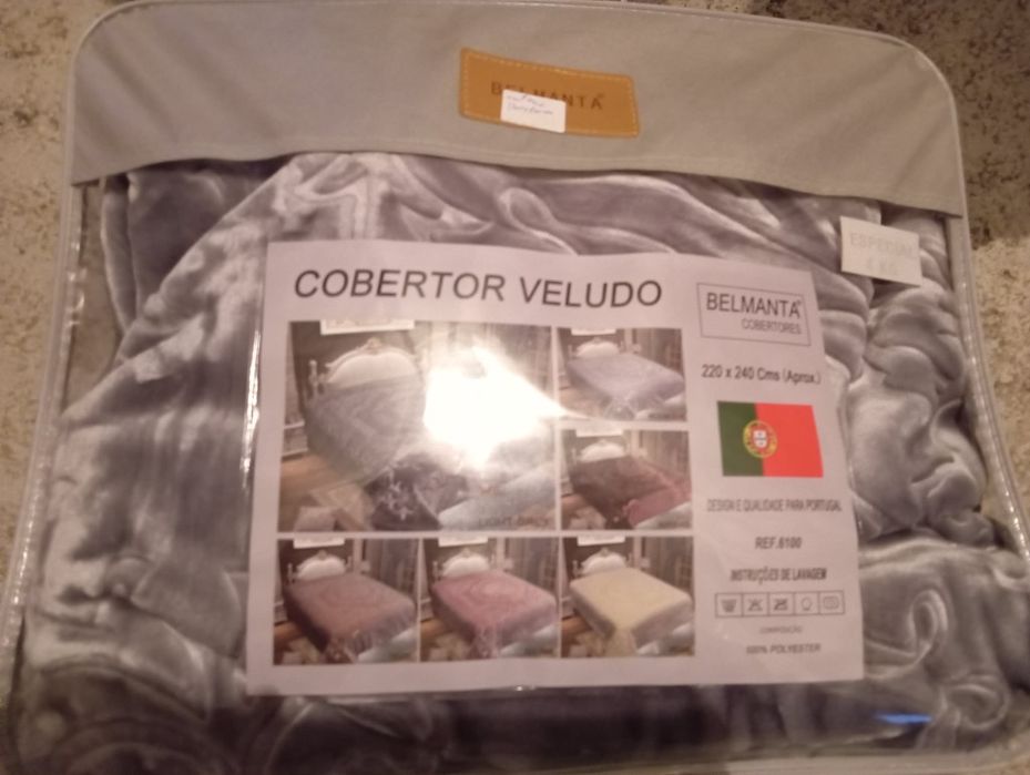 Cobertores de veludo