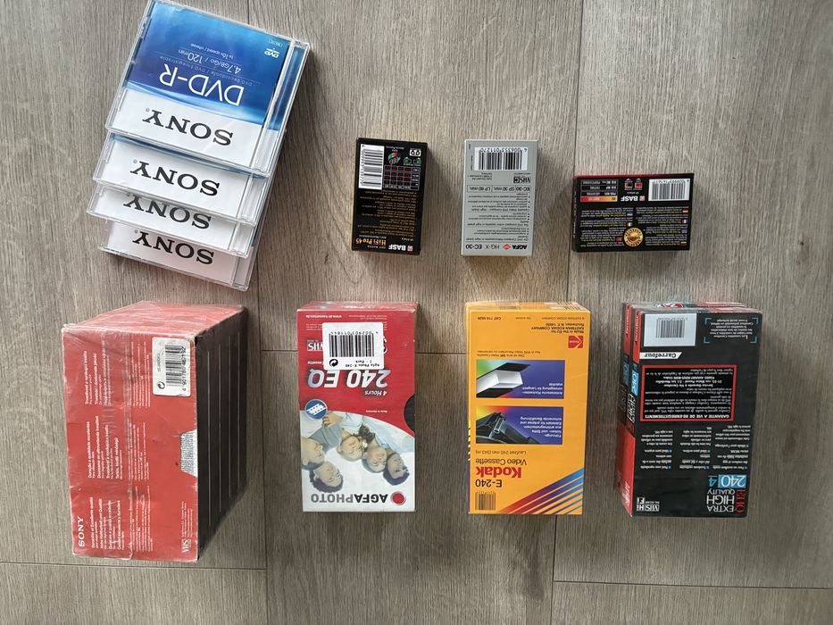 Kasety vhs i inne