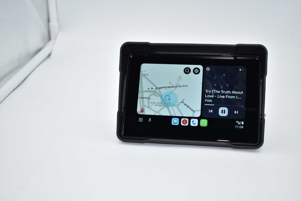 Ecrã Táctil CarPlay e Android Auto Moto à prova de Chuva Carplay Mota