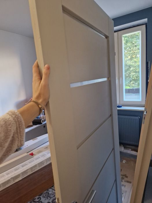 Drzwi sosnowe łazienkowe toreno 80 prawe