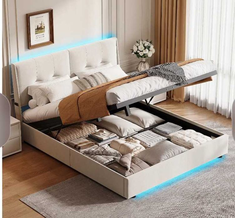 Cama 160x200 com estrado elevatório