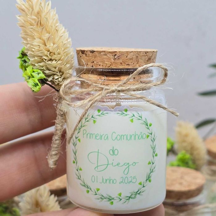 Vela Perfumada Personalizada – Lembrança Única para Momento Especiais