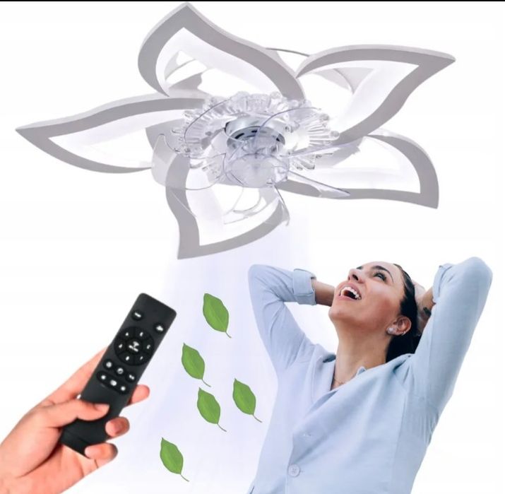 Lampa z wentylatorem