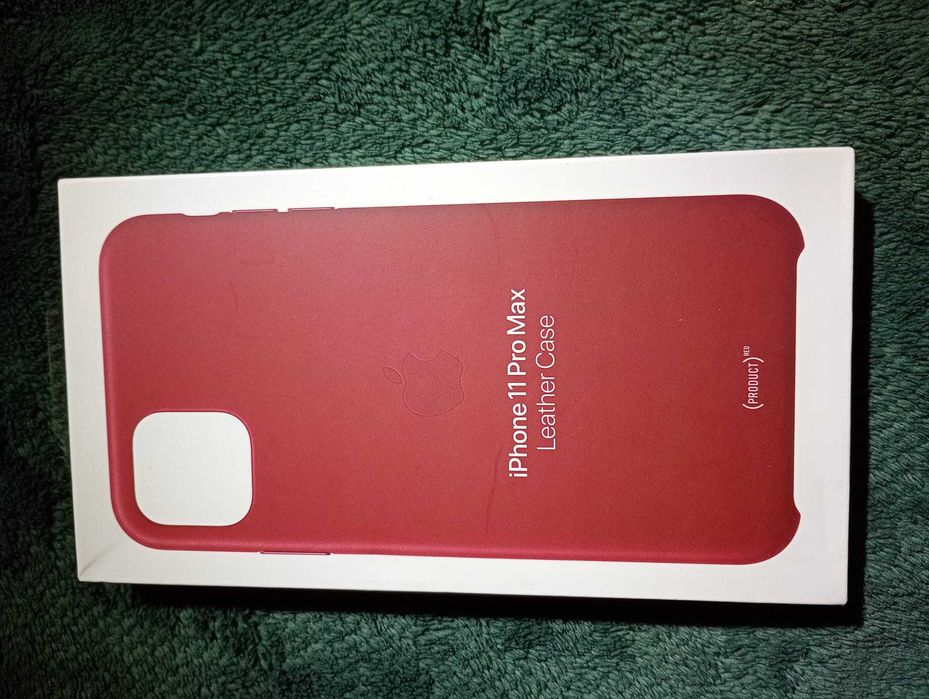 Etui iPhone 11 Pro Max skórzane czerwone