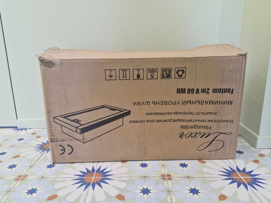 Витяжка Luxor Fantom 2 двигуни 1000 м3 F 60 White Glass LED + гофротруба в комплекті біле скло